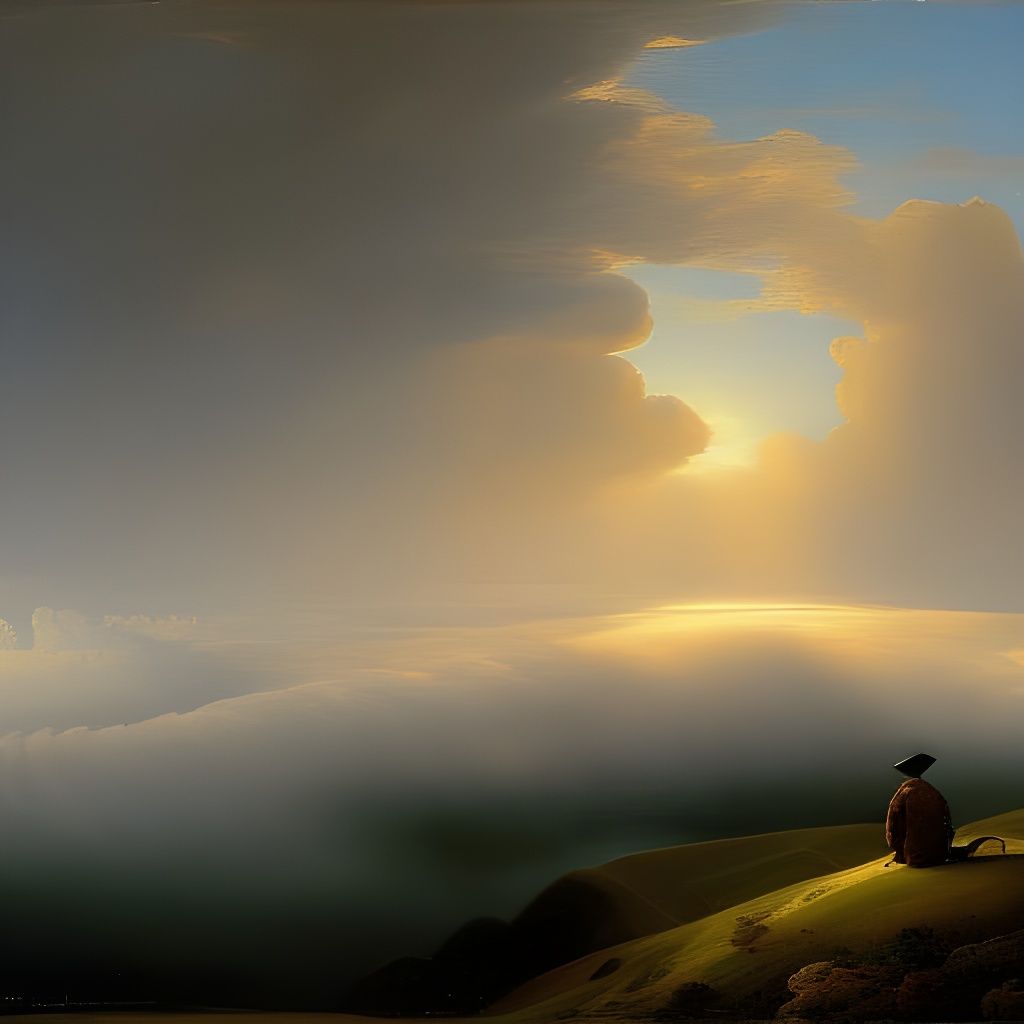 Wanderer Above the Sea of Fog Painting