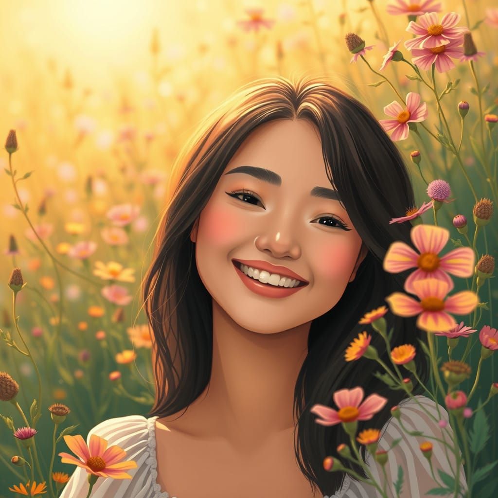 Whimsical Bliss in Dreamlike Landscapes