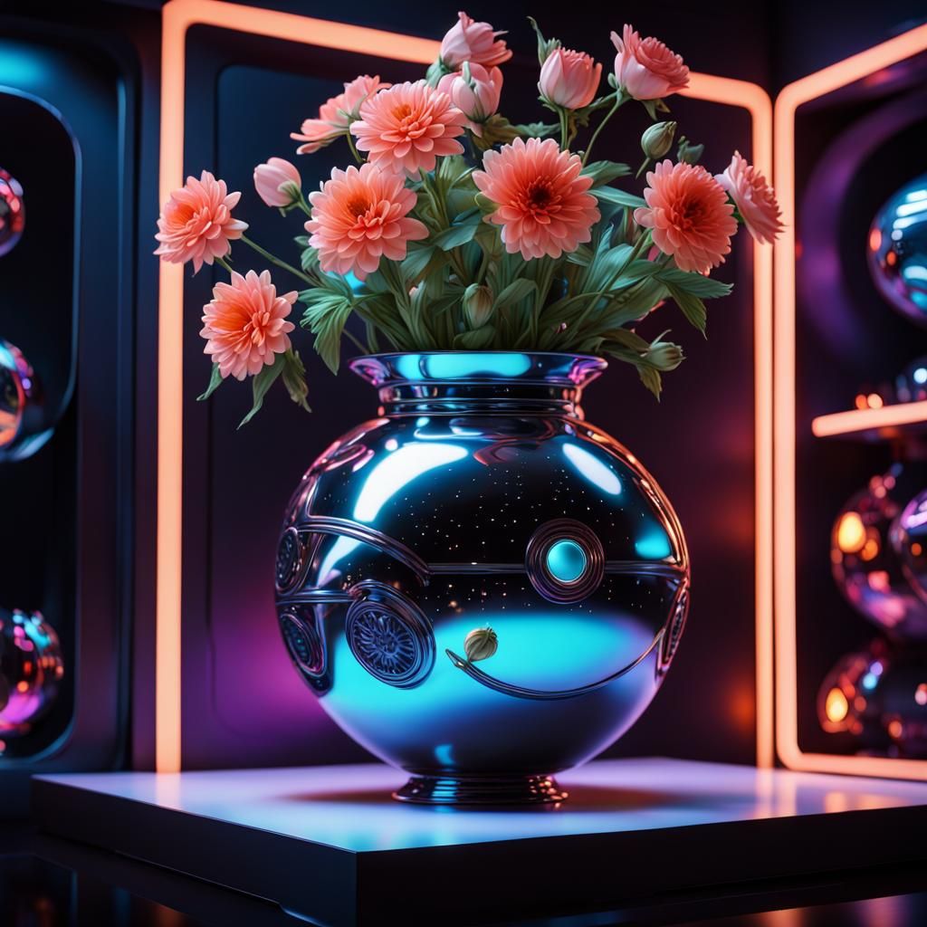SCI-FI FLOWER VASE