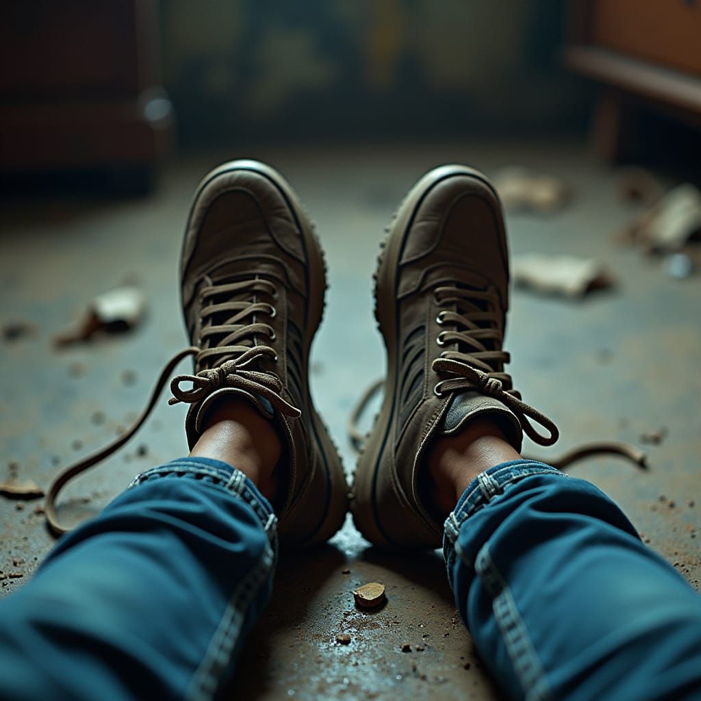 Miles Morales' Bare Feet: Cinematic 35mm Portrait