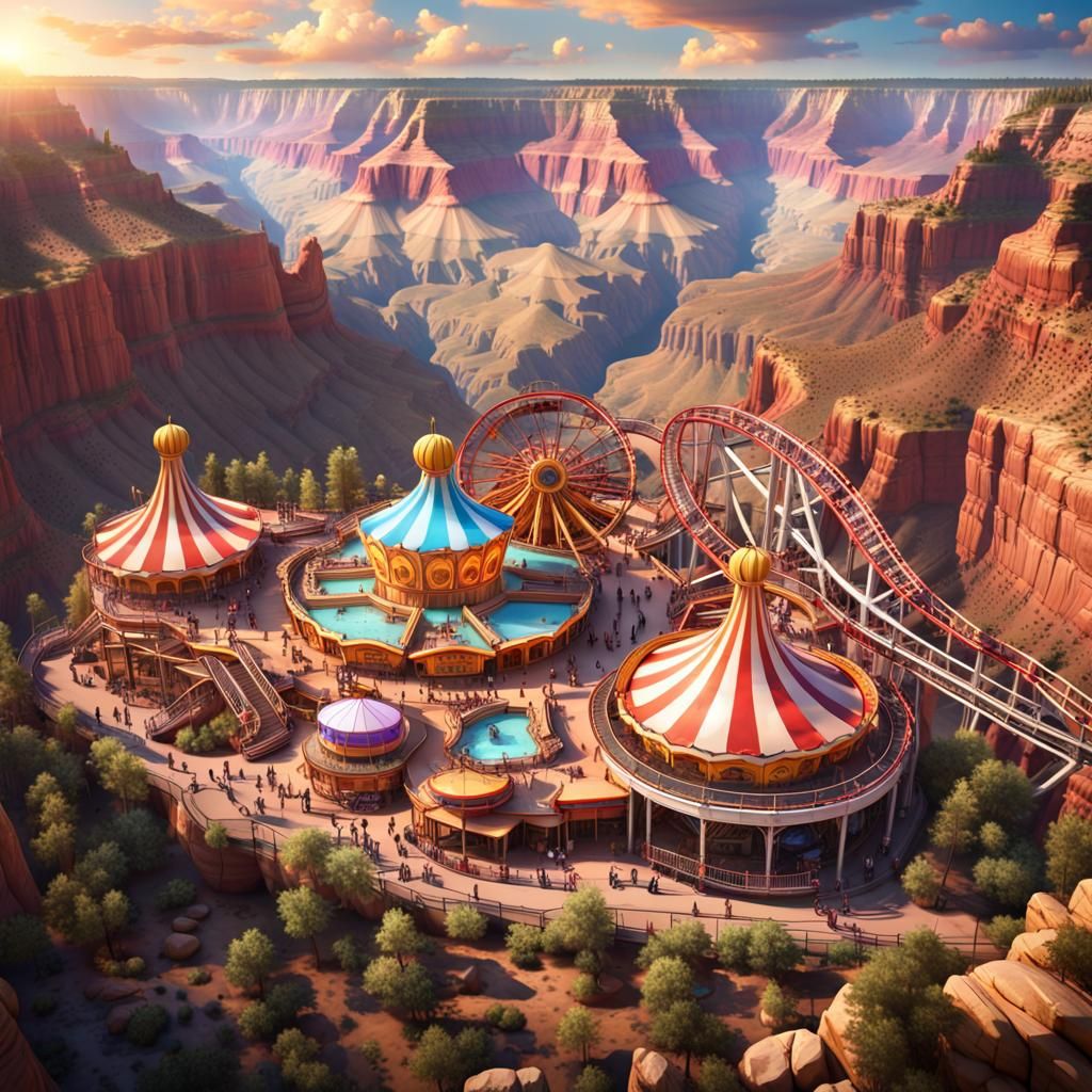 Theme park in the Grand Canyon