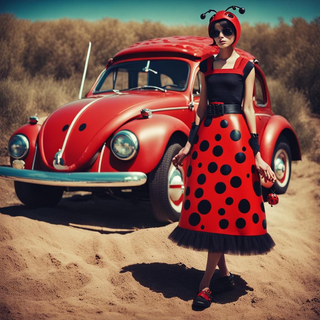 Ladybug Fantasy Model in Cinematic Style