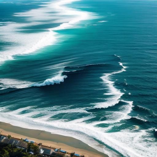 Vast Ocean Scene Generated by AI