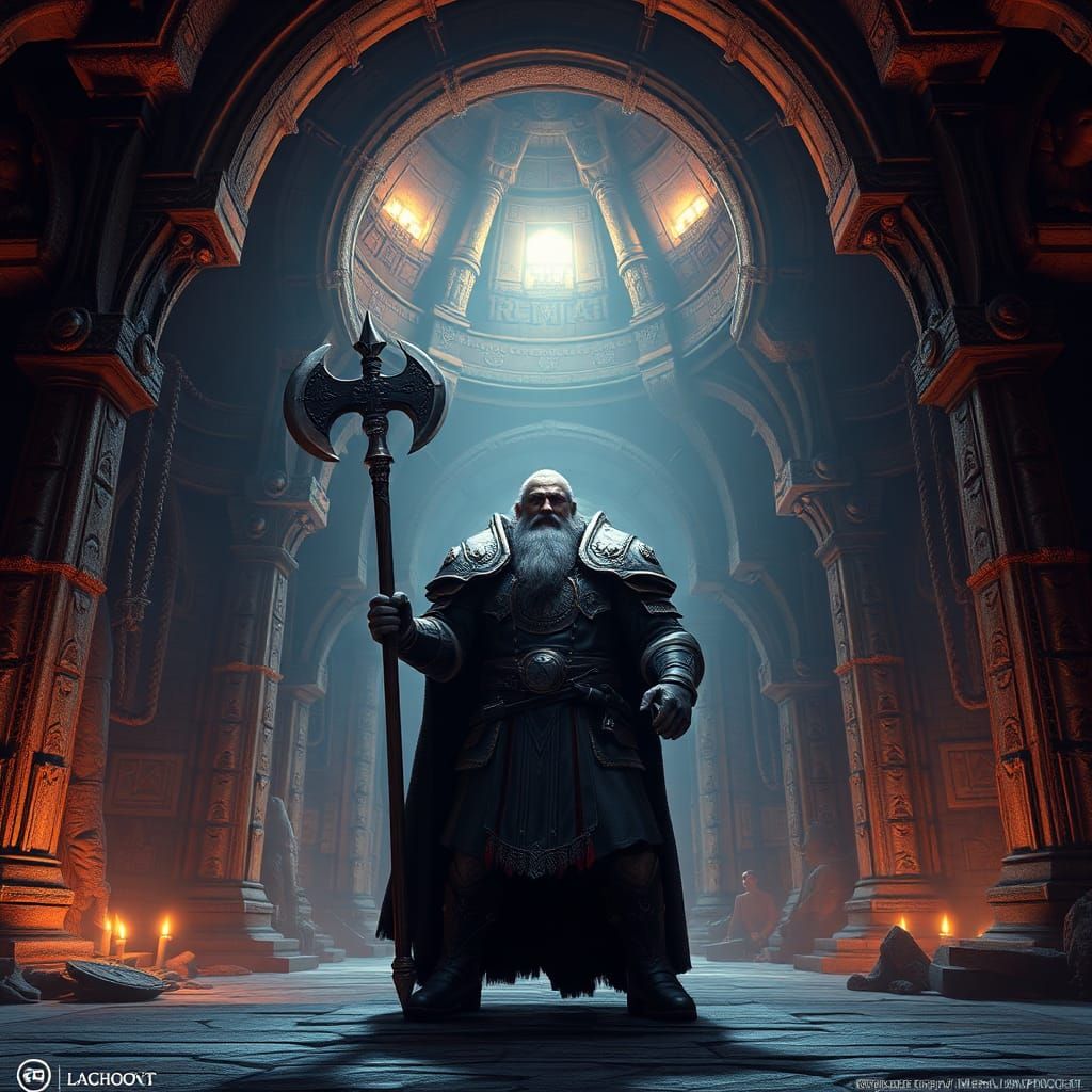 Balin, Lord of Moria, in Grand Dwarven Hall