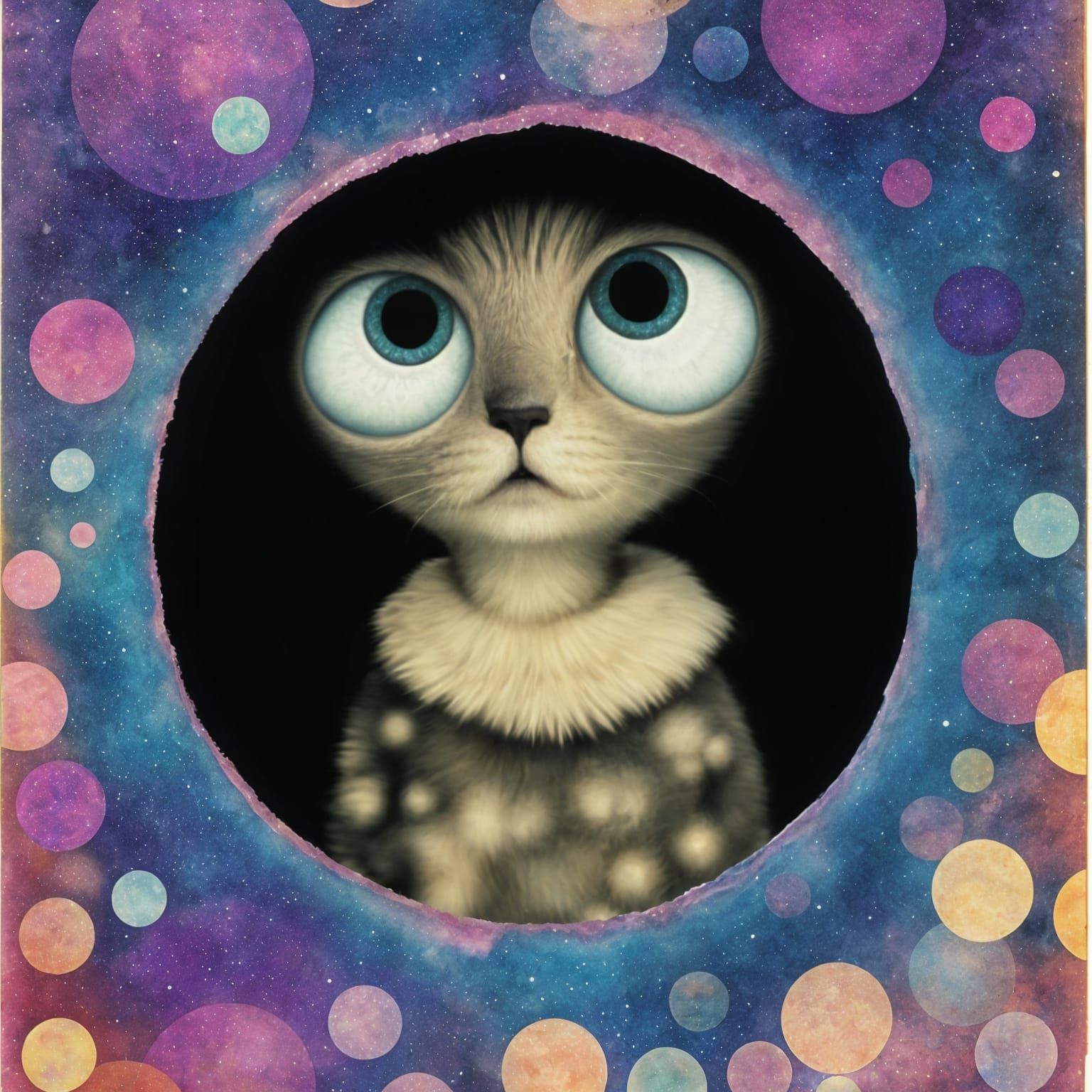 Tabby Cat Gazes into Cosmic Rift