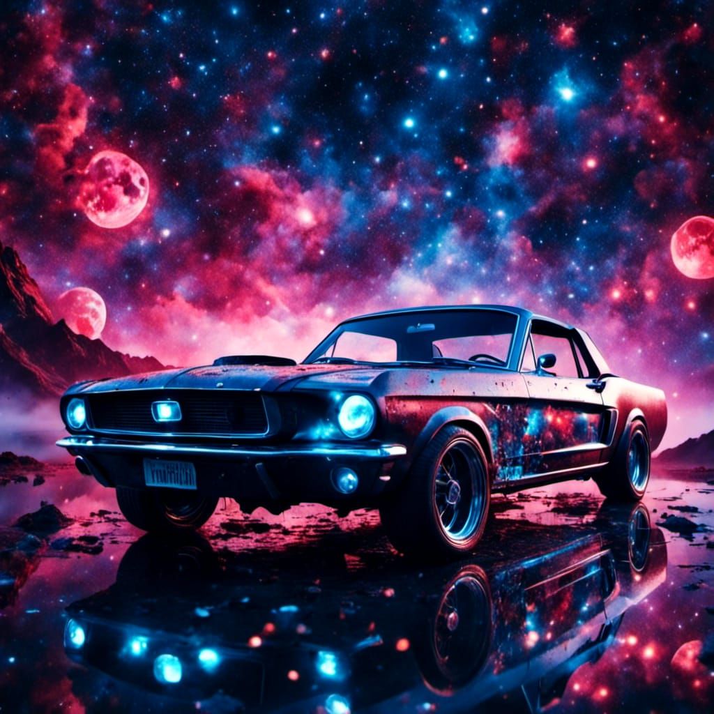 Sparkly 1966 Ford Mustang Convertible