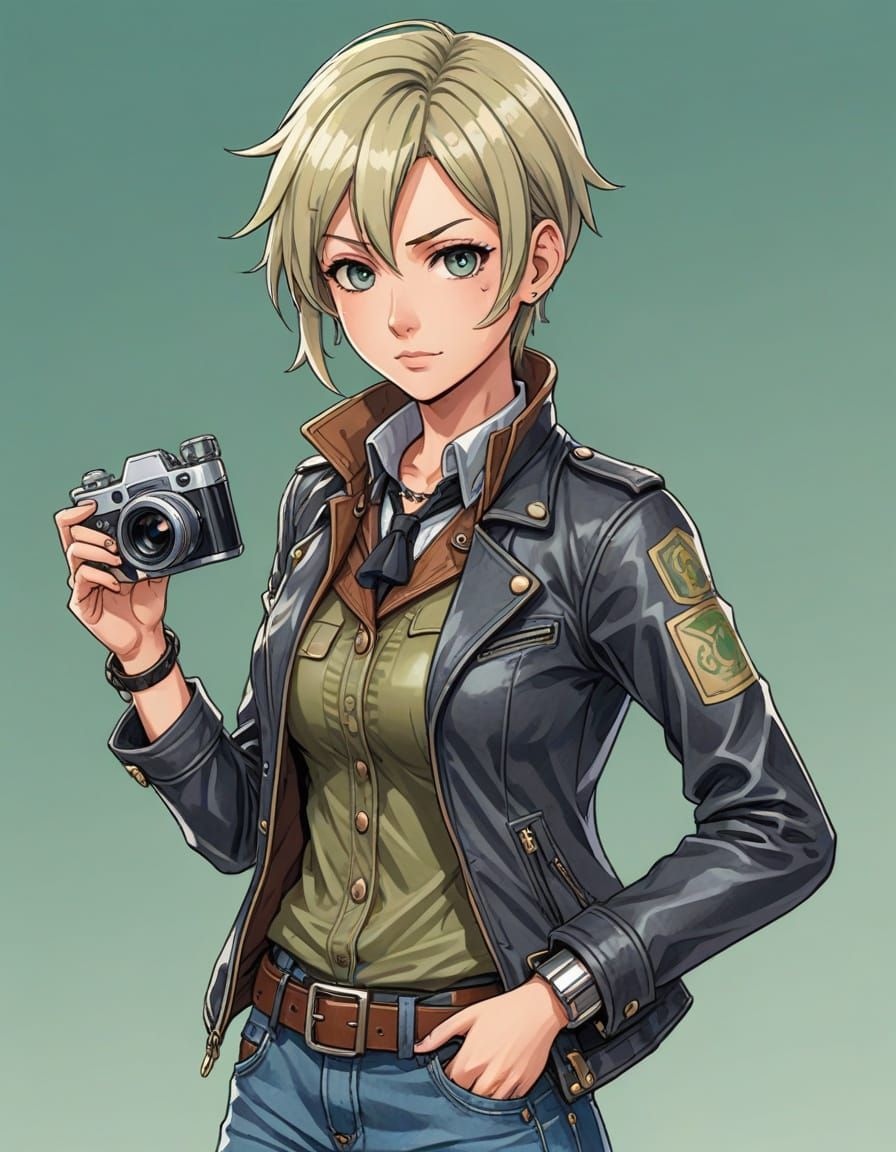 Fearless Paranormal Investigator in Rune Factory 5 Style