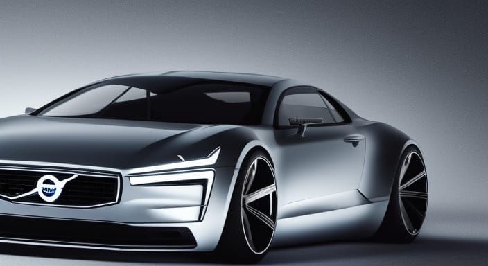 Aggressive Volvo Hypercar with Thor Hammer Lights