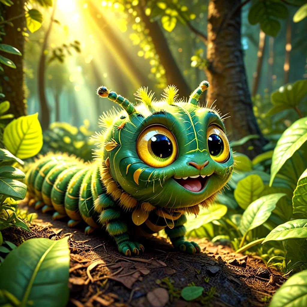 Excited Caterpillar