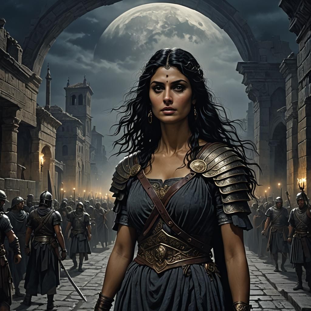 Morena Baccarin as Ancient Roman Legionnaire