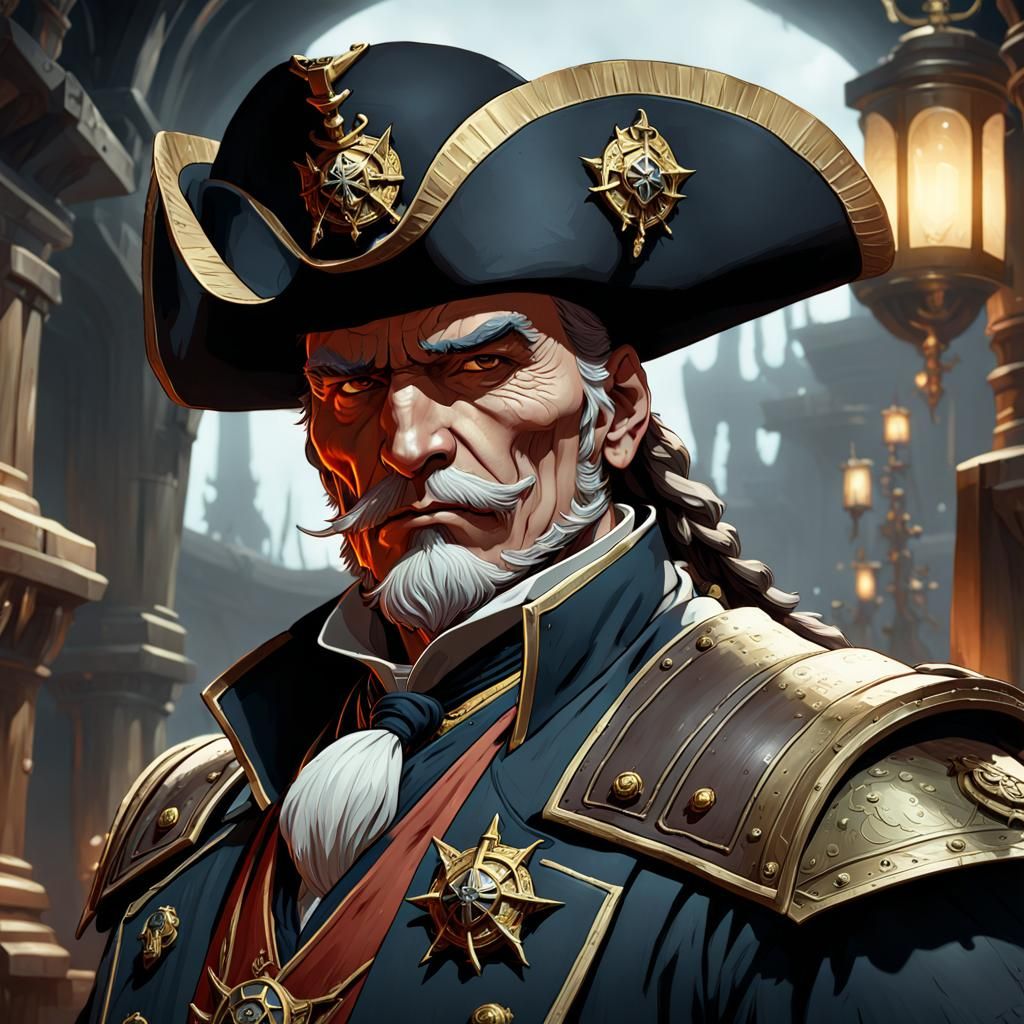 Warhammer 40k Young Admiral Portrait