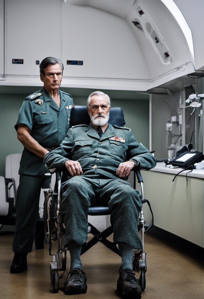 Tired General Remains Unfazed with IV Drip