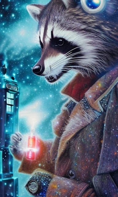 Raccoon Doctor Who