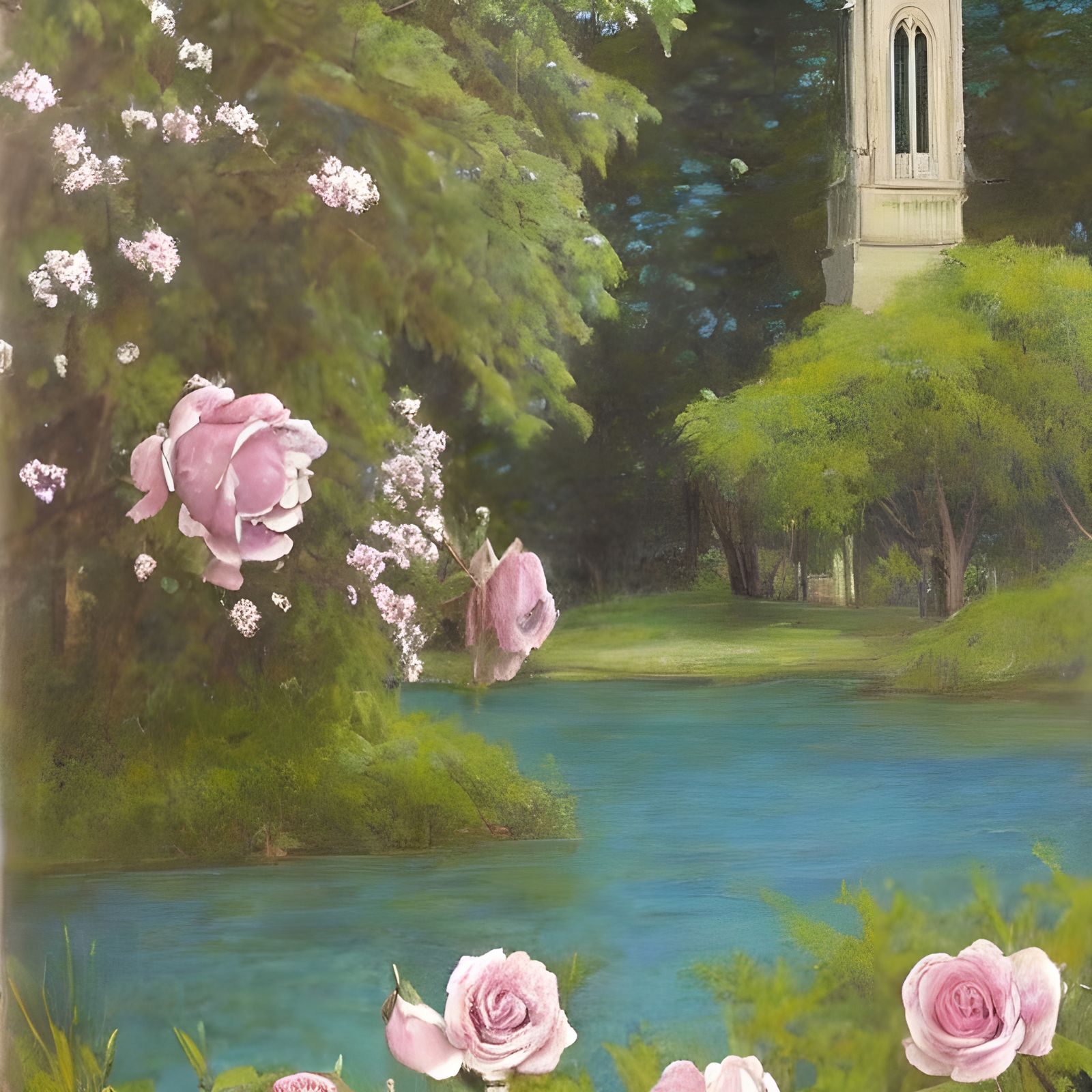 Day on the lake, by Tracy