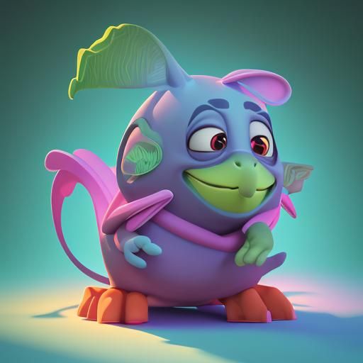 Food Animals: Pixar-Style 3D Digital Art