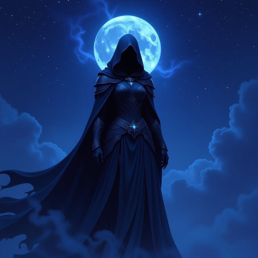 Elder Scrolls Nocturnal in Dark Fantasy Digital Painting Sty...