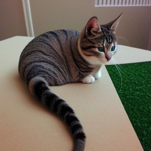 Whimsical Snail-Cat Fusion: An AI-Generated Hybrid