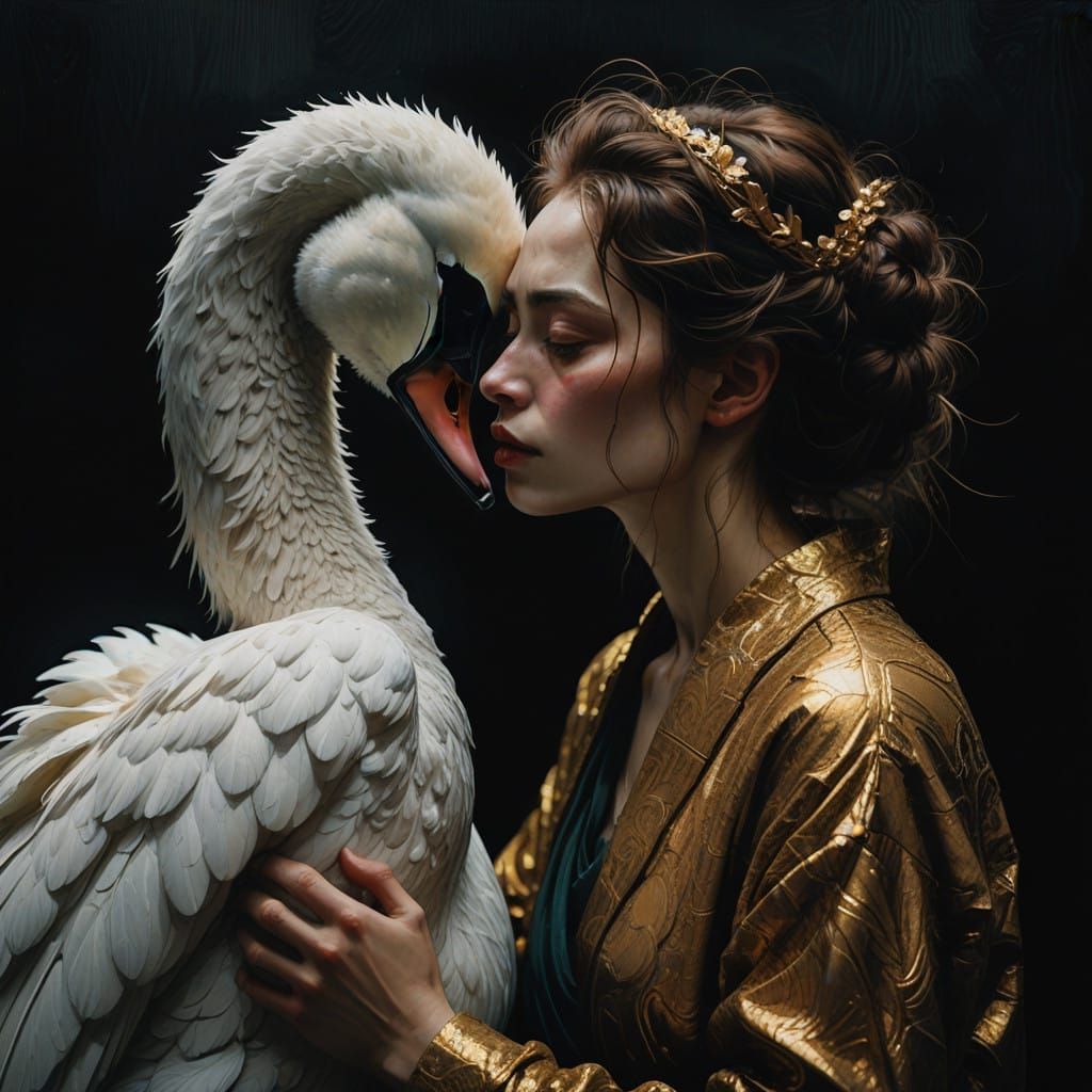 Ethereal Portrait in Golden Light