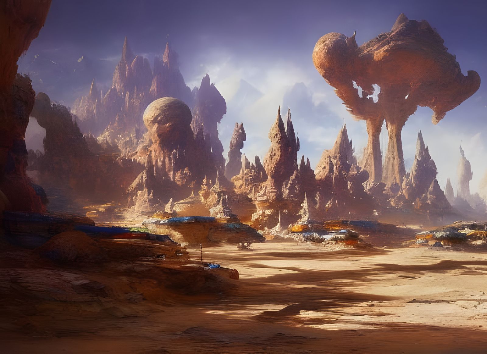 Desert Kingdom: Fantastical Architecture in Matte Painting