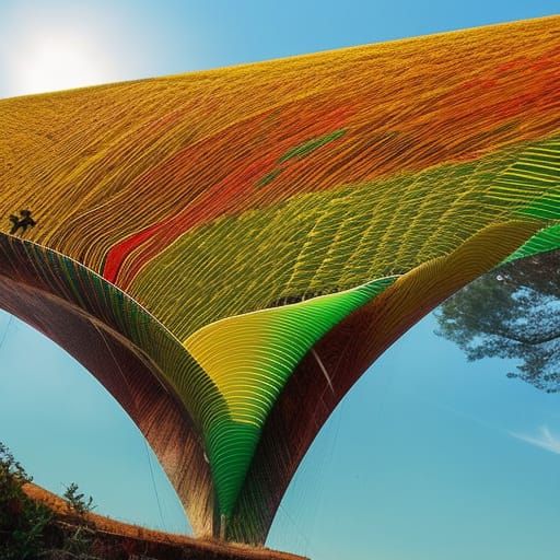 Abstract Fractal Art with Jewelry in Oil on Canvas