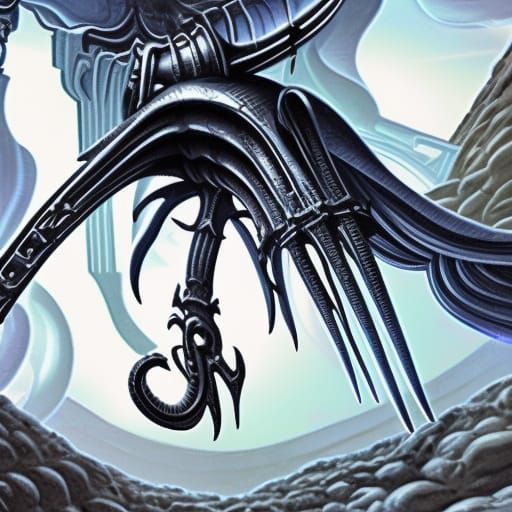 Knight Sword Action Painting with Volumetric Lighting