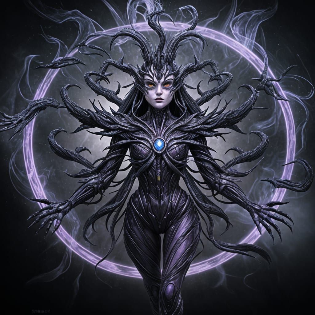 Eerie, Humanoid Abomination Emerges from Hellspace