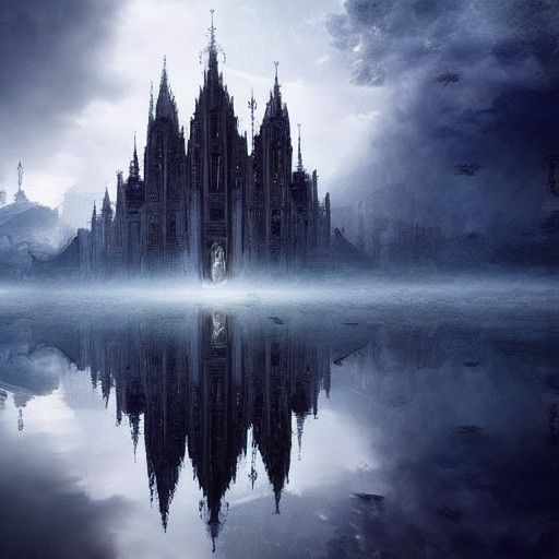 Mystic Reflection: Epic Digital Matte Painting