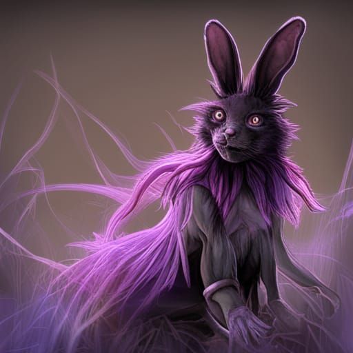 Purple Dusk Bunny