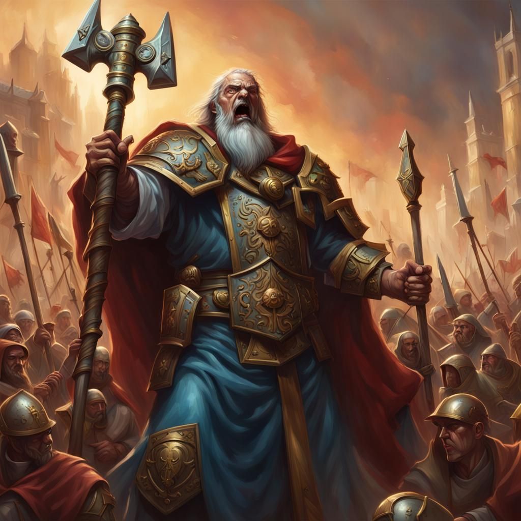 Priest of Sigmar Leading Holy Crusade