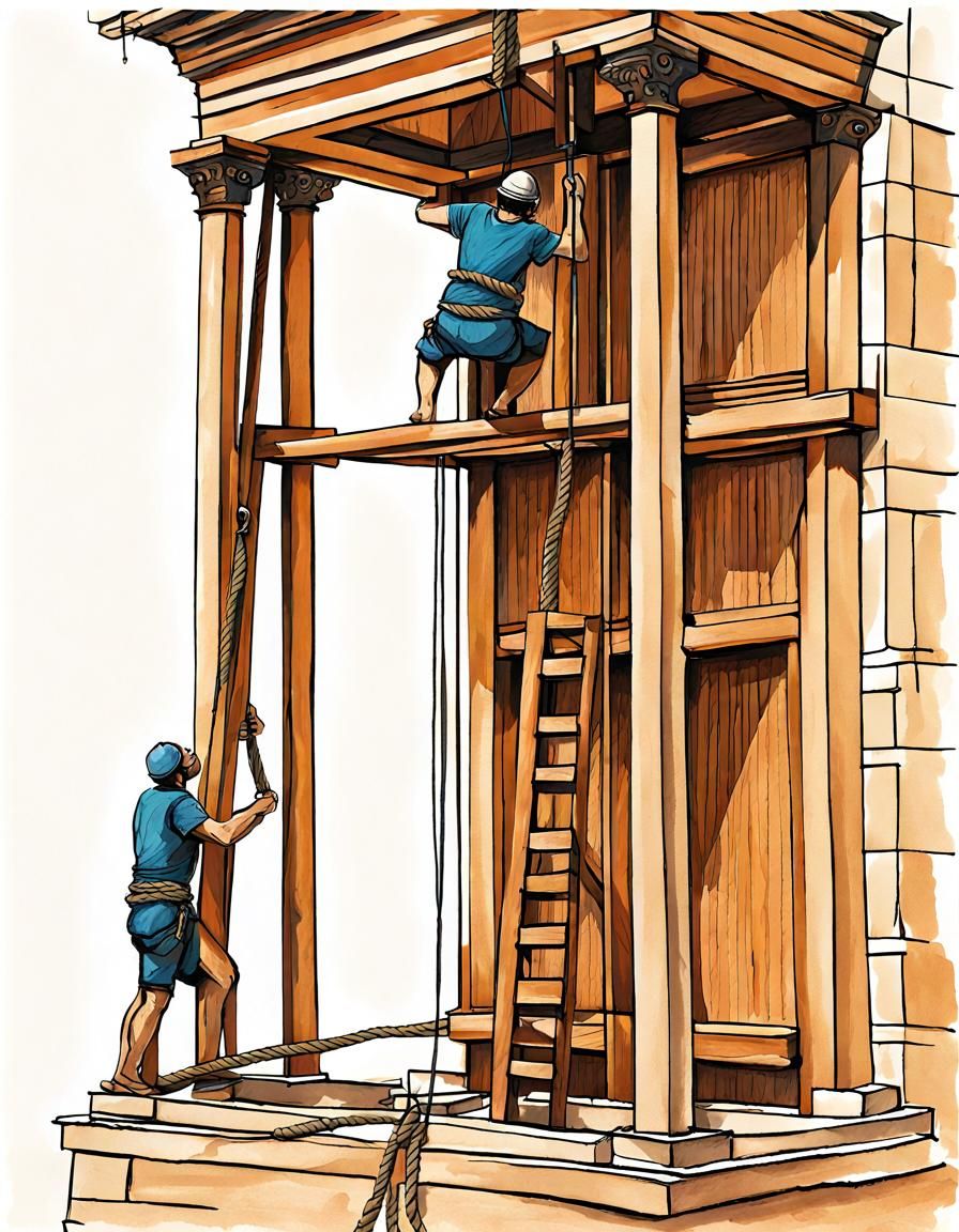 Ancient Elevator Under Construction