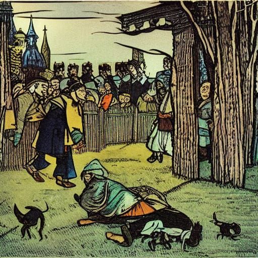 Vampire Lord in Darkness, Retro Illustration