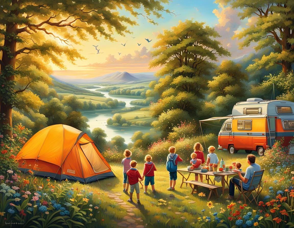 "Great camper van, quality tent, beautiful nature, unbelieva...