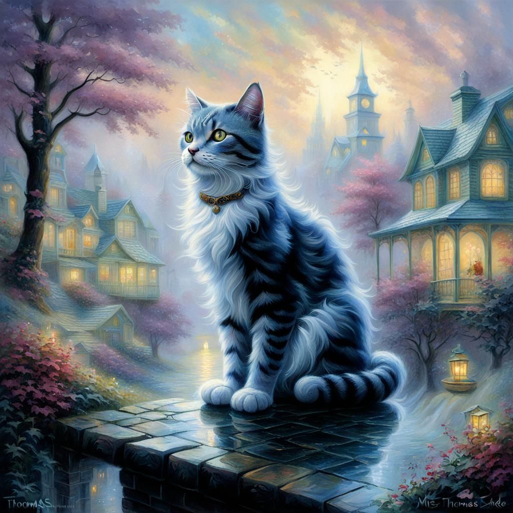 Hyperdetailed Fantasy Cat in Boots