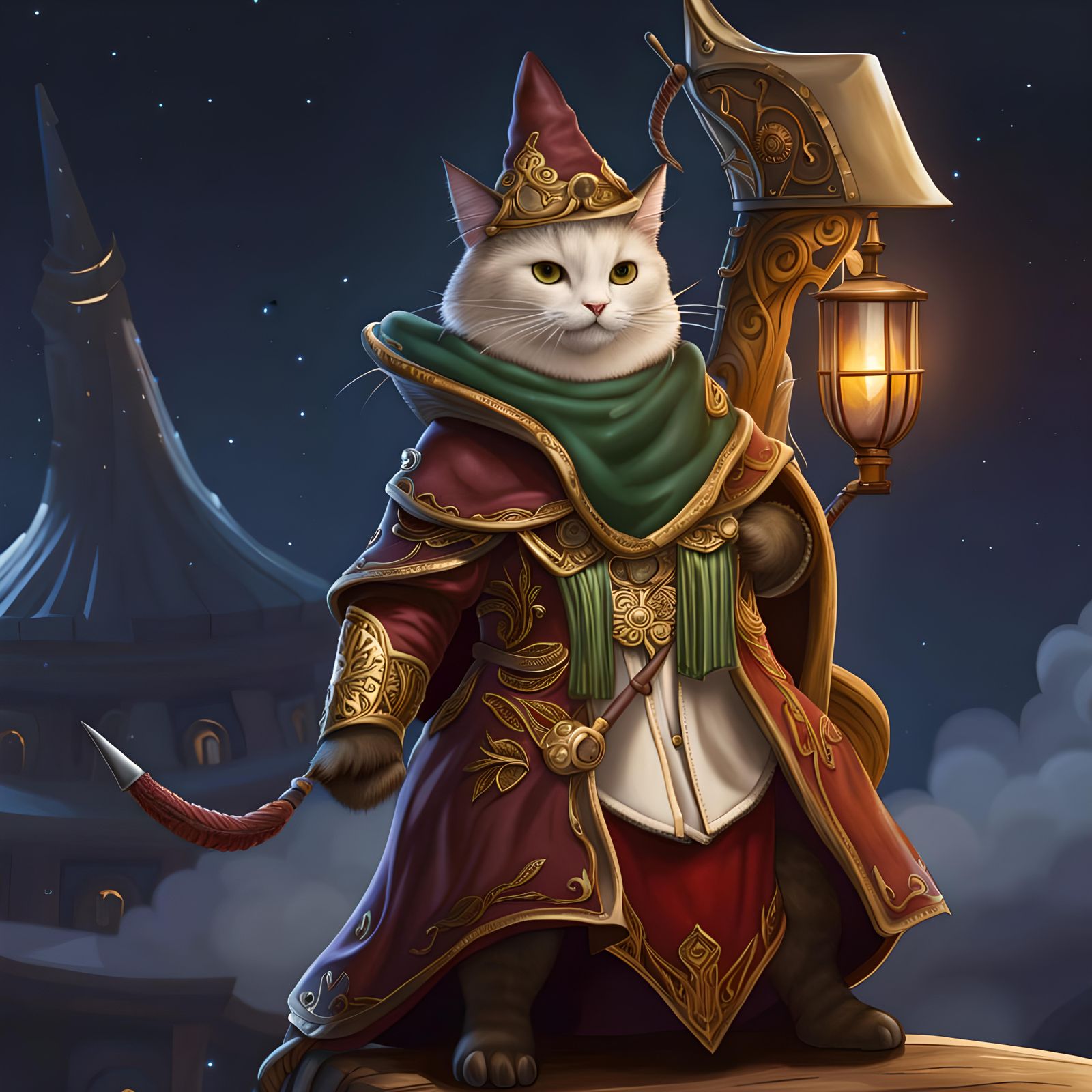 Cat wizard