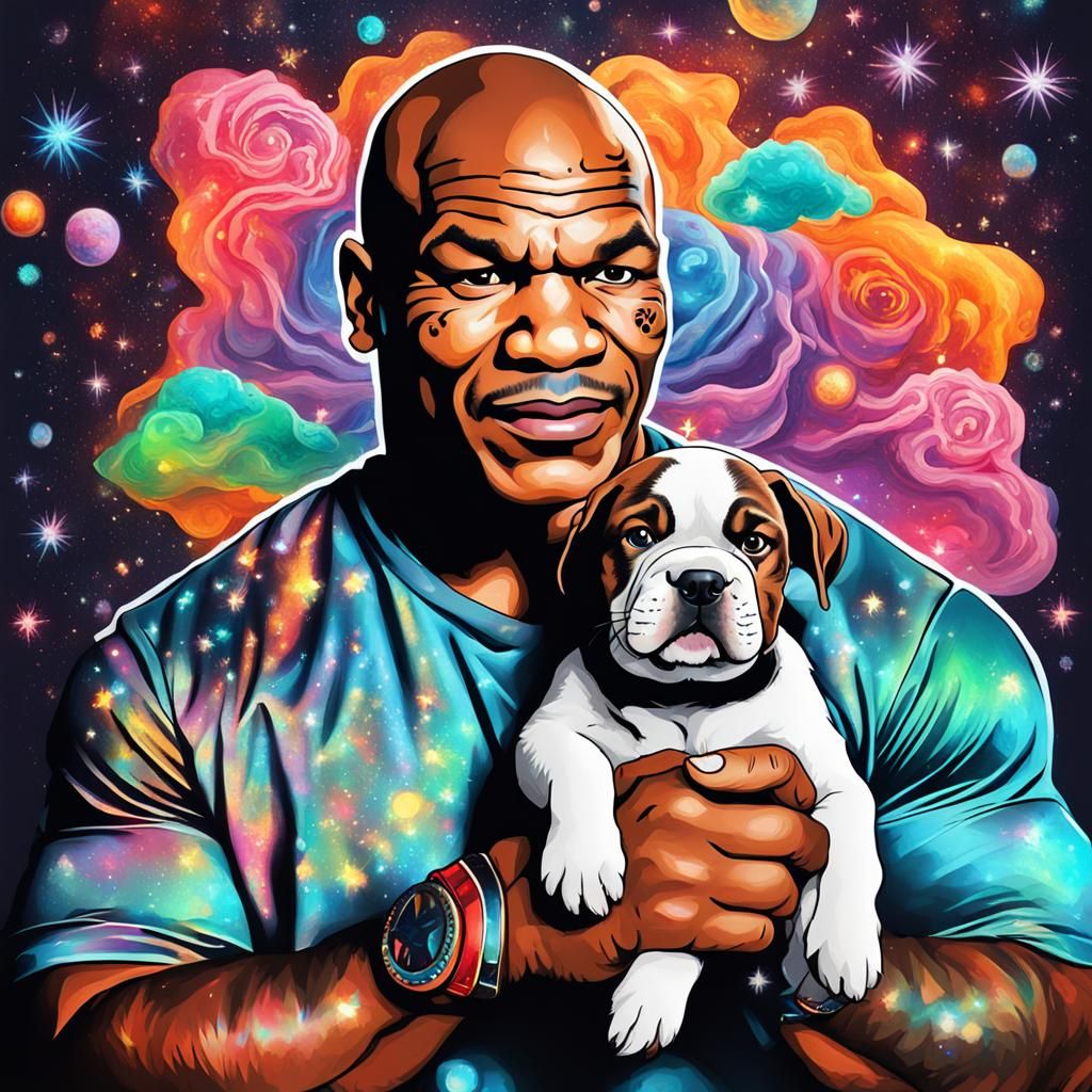 Iron Mike Tyson shows his thofter thide