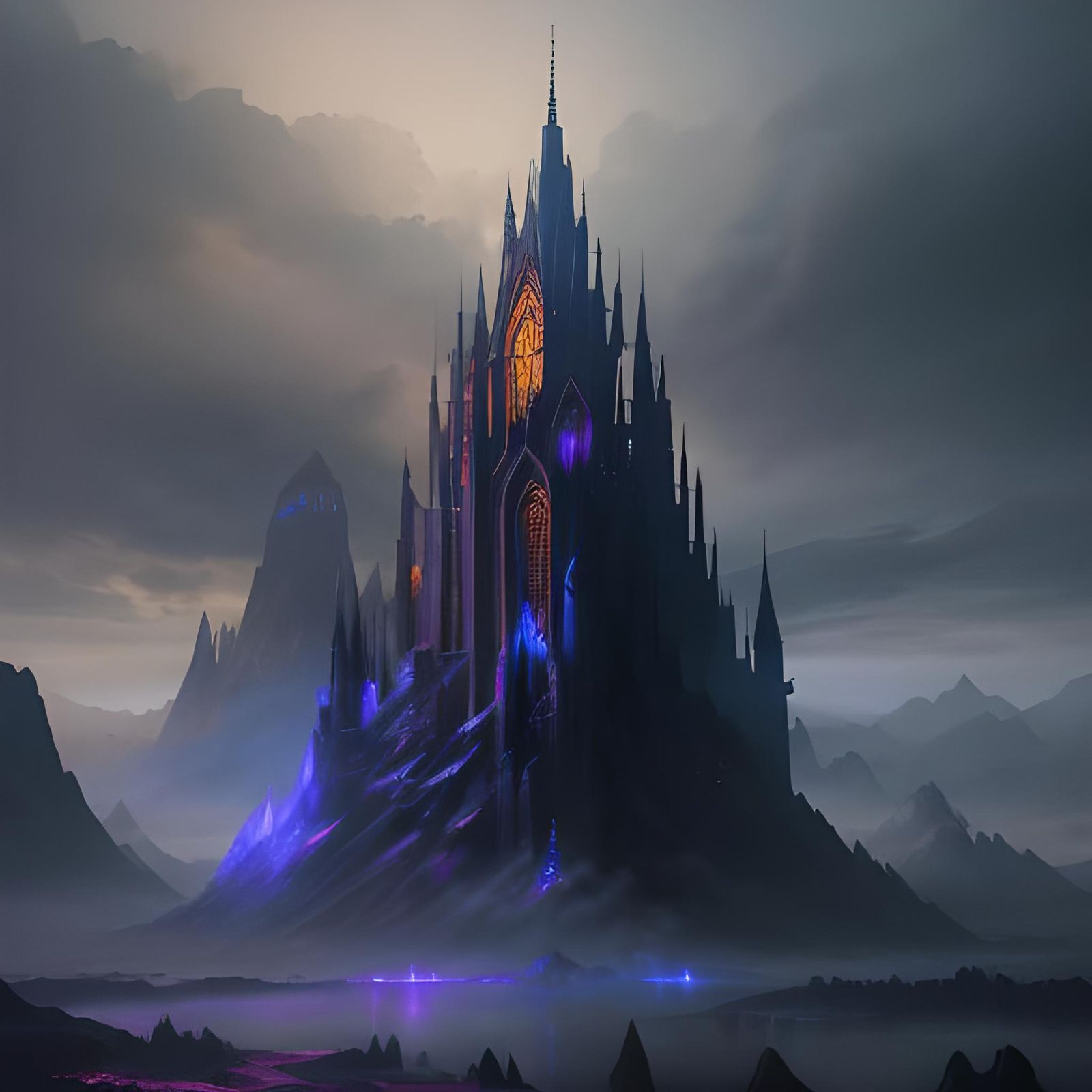Ethereal Light in Detailed Matte Painting