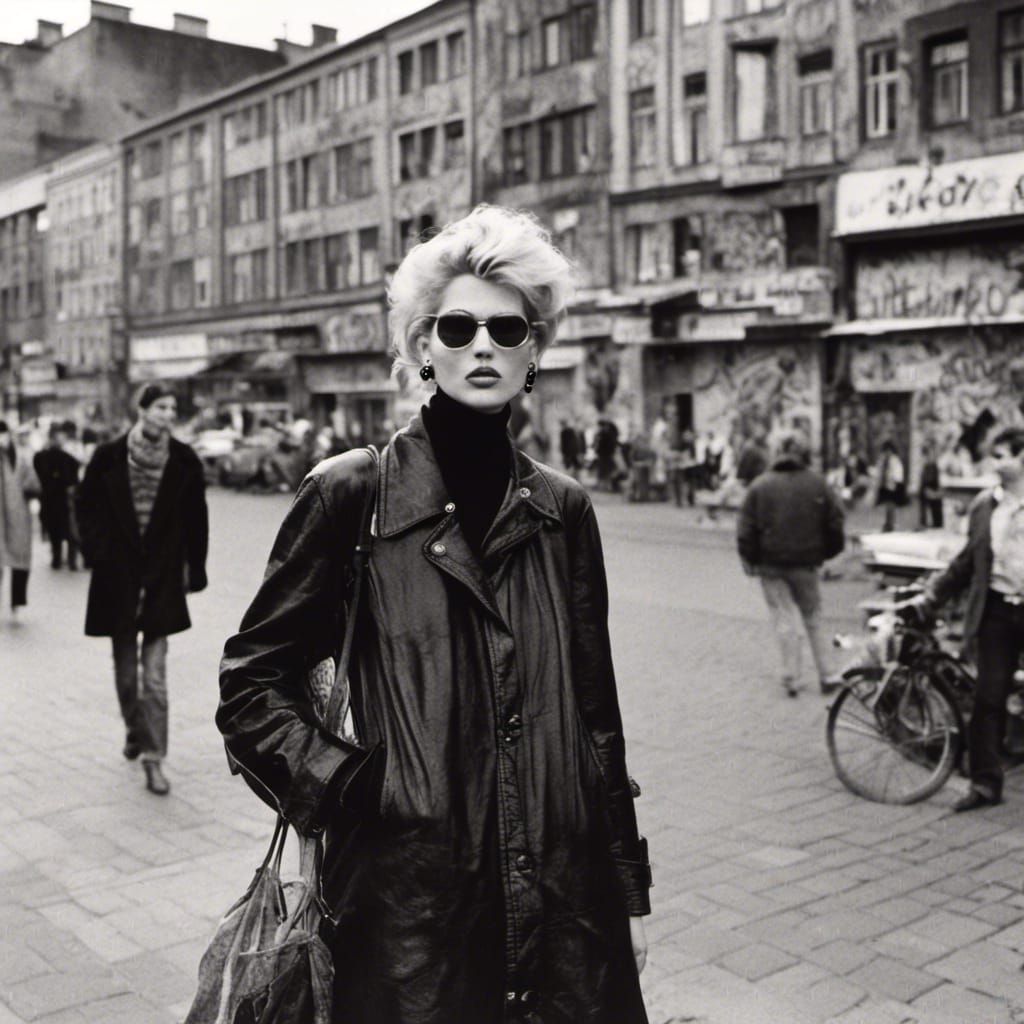 1980s High Fashion Photoshoot in Berlin