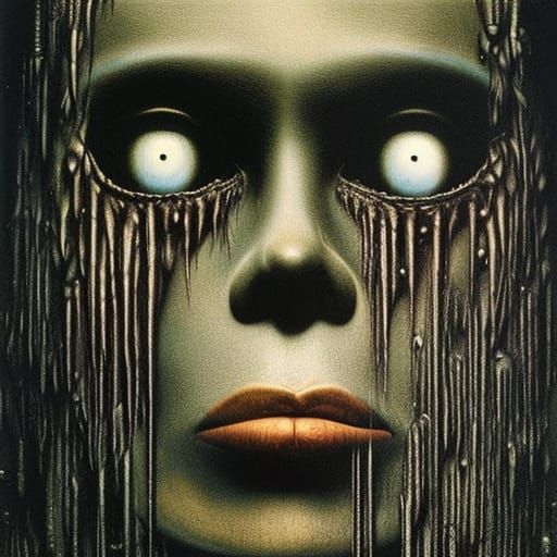 Crying Eyes Mountain: H.R. Giger Hyperrealism