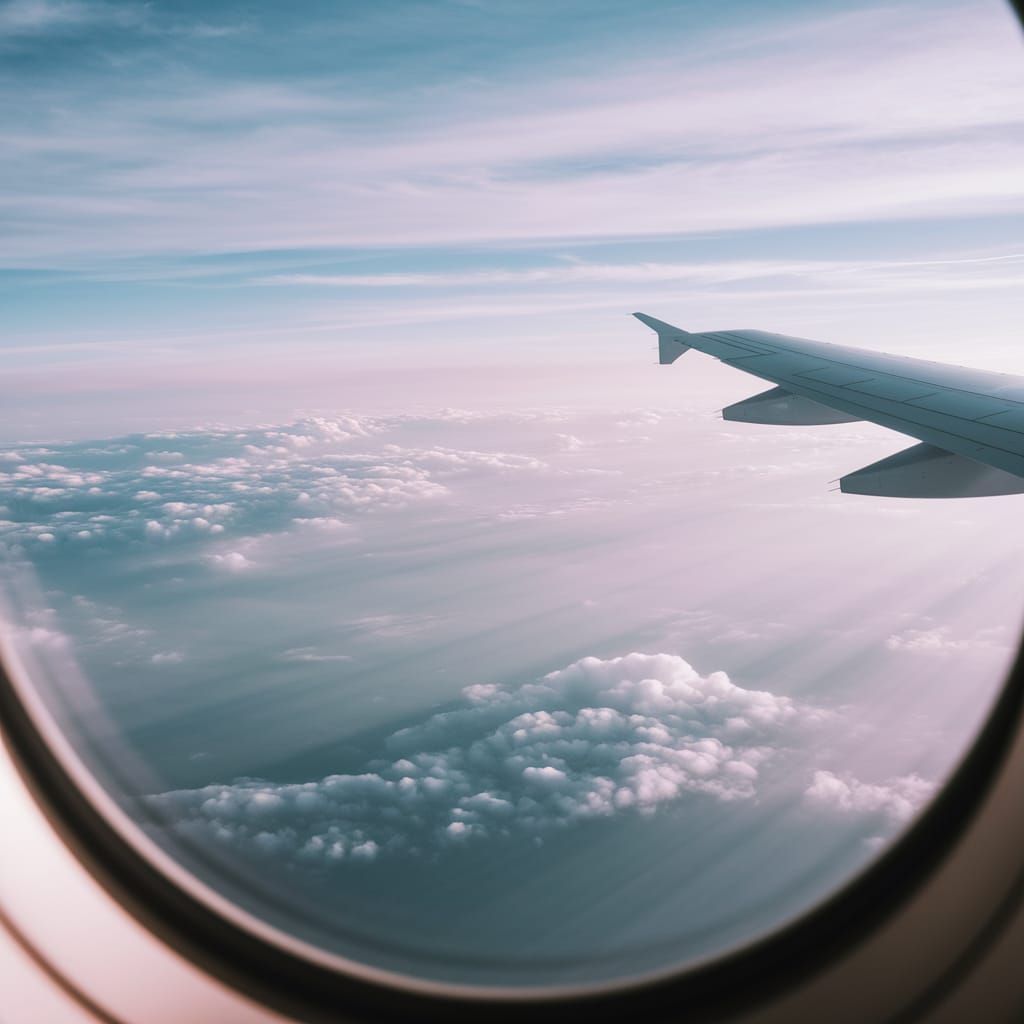 Over the Clouds in Analogue Film Style