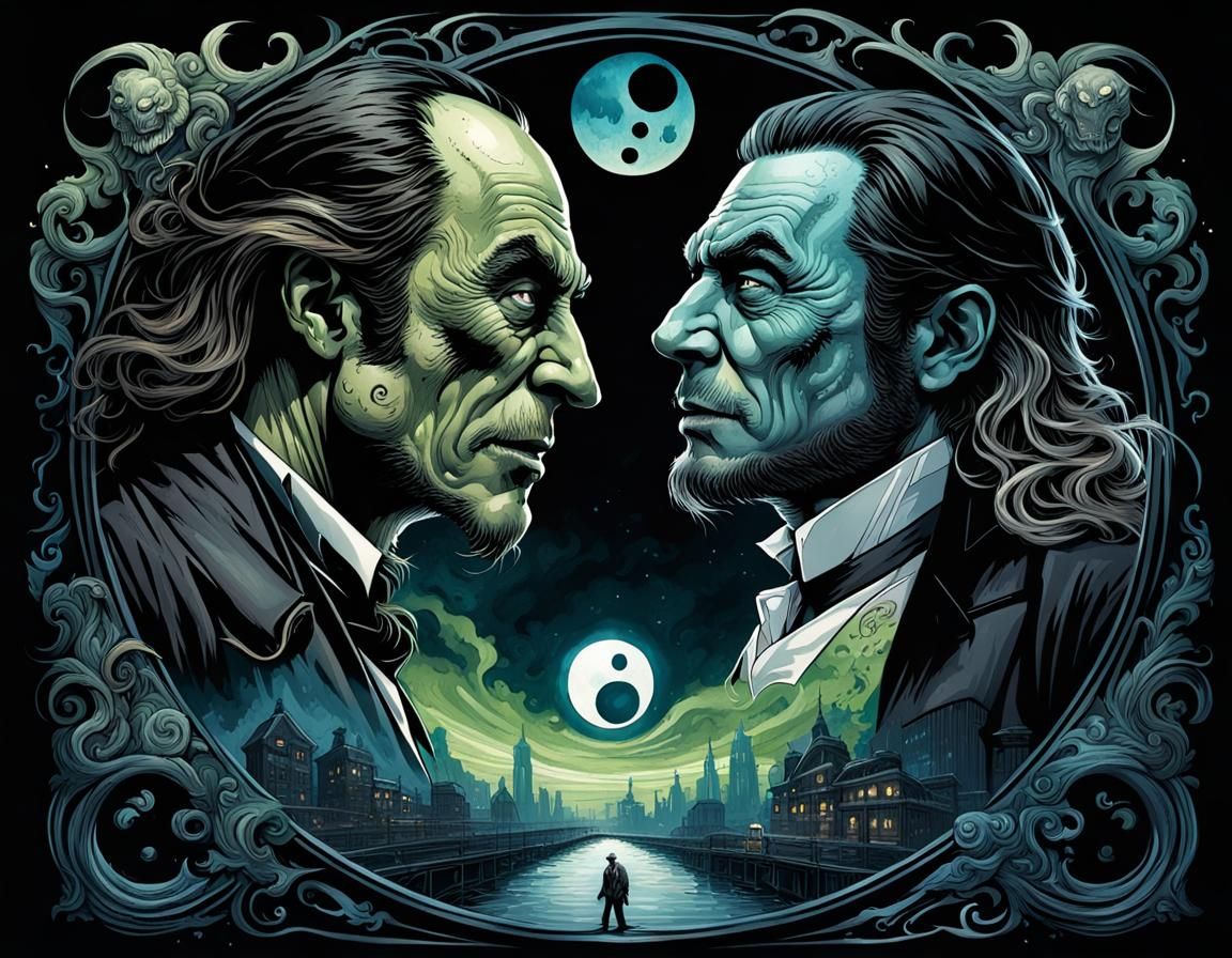 Dr Jekyll (Yin), Mr Hyde (Yang) are the Duality of Man Repre...