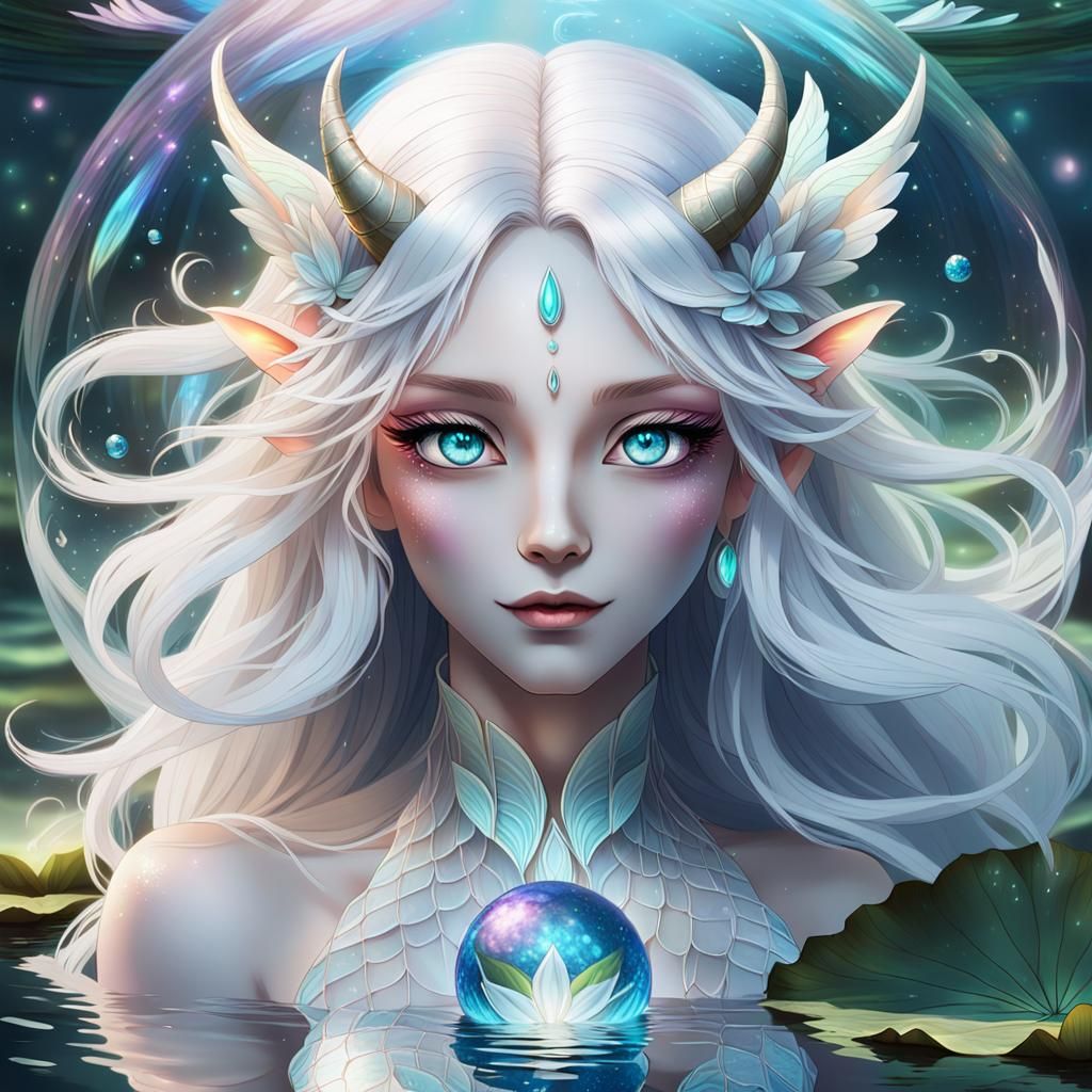 An anime-style fairy