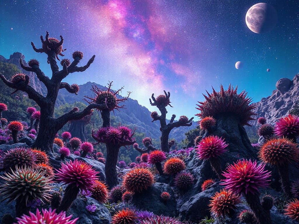 Fairy Spacecore Colony in Teslapunk Style