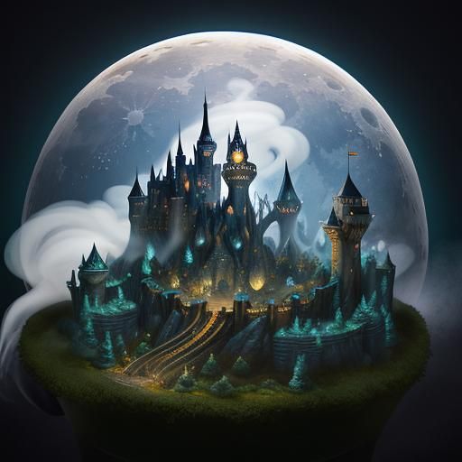 Steampunk Miniature World in Coffee Mug