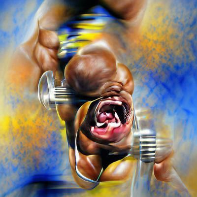Ronnie Coleman Hyperrealistic Photo Illustration