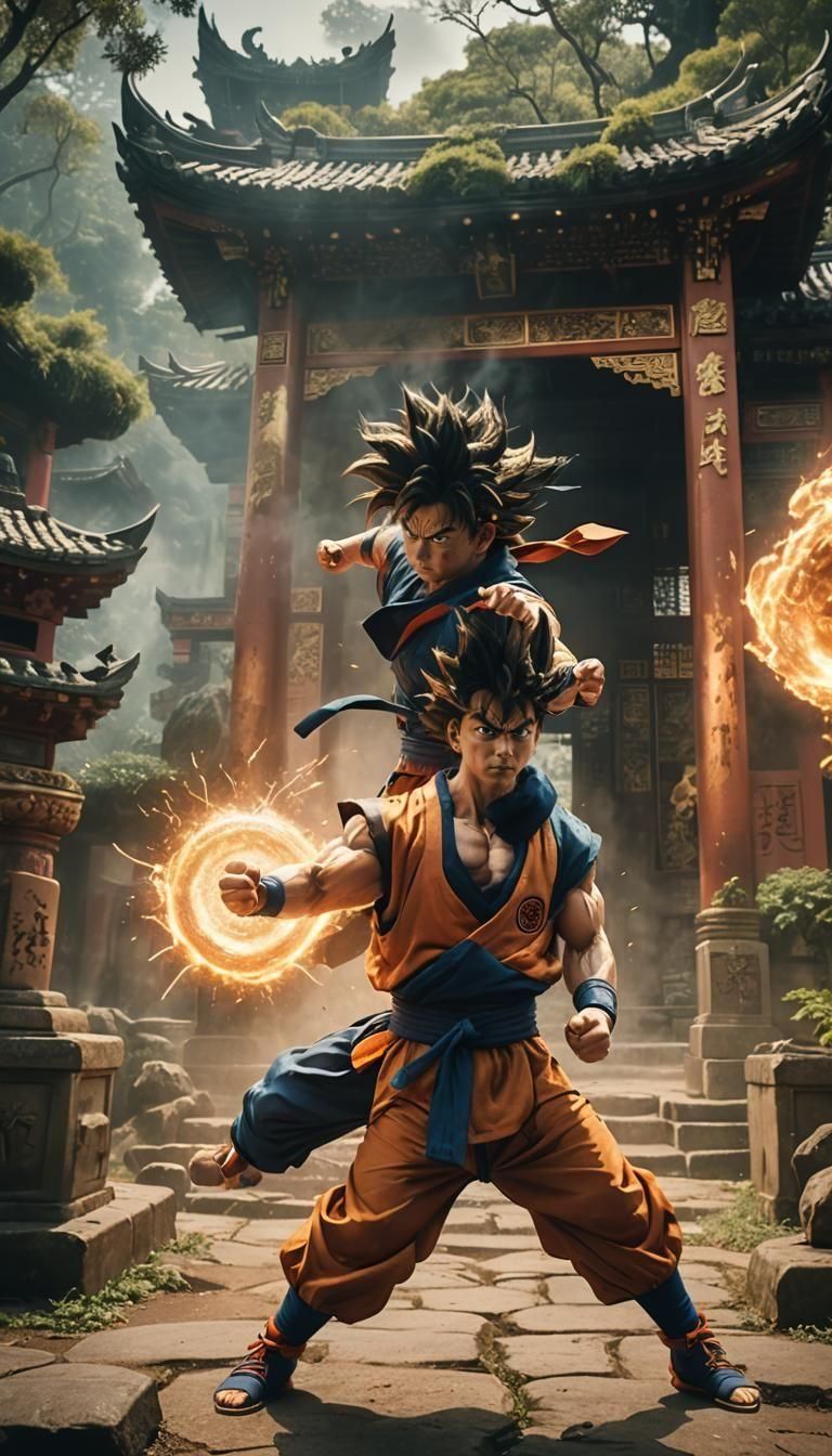 Goku Dragon Ball Z: Cinematic Film Still