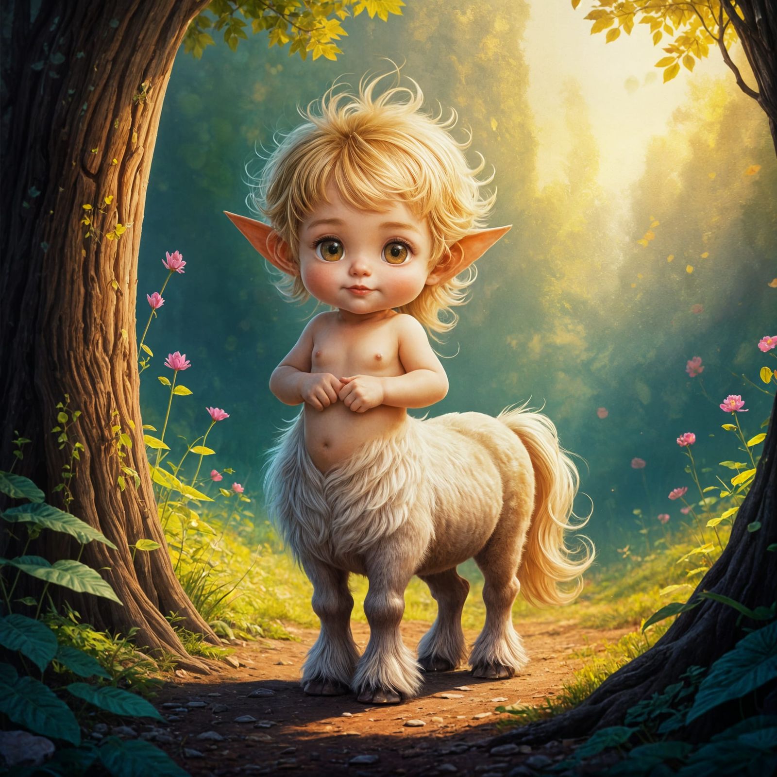 Twinkling Eyes of a Baby Centaur