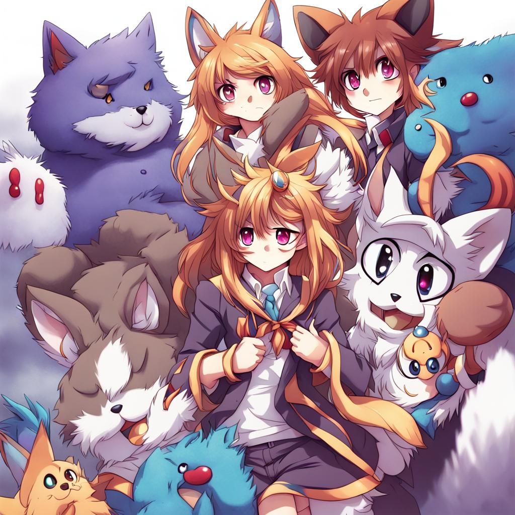 Furry Art in Anime Style