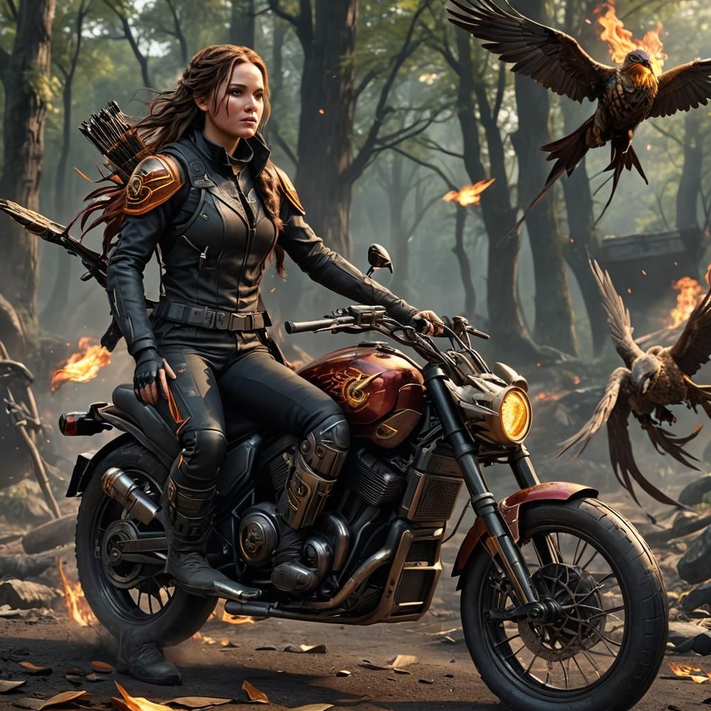 Hunger games  biker