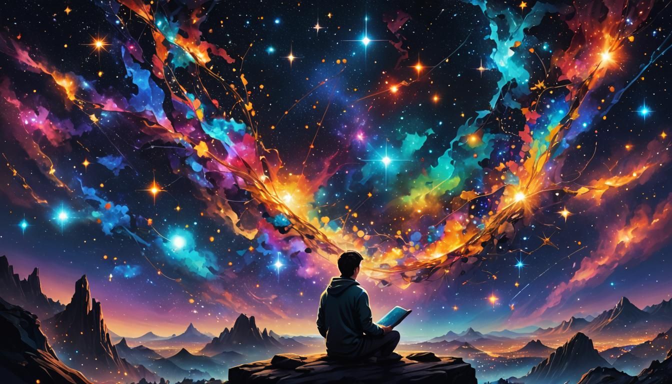 Reality-Bending Constellations in Vibrant Colors