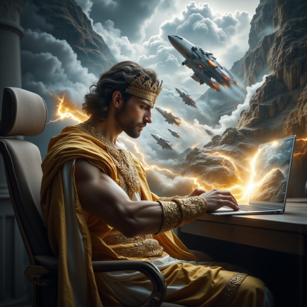 Zeus Works on Future City Vision in Office